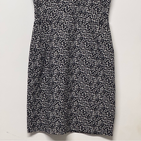 Hugo Boss Kirsi Turtle Neck Patterned Dress Short Sleeve Sheath - Picture 6 of 13